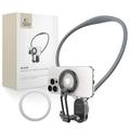 Tech-Protect AC200 MagSafe FPV Neck Mount med 360 graders roterende hoved, kameraadapter - Farveblyantgrå