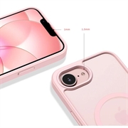 iPhone 16e/17e Tech-Protect BasicMag MagSafe Cover - Mat lyserød