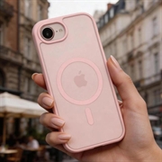 iPhone 16e/17e Tech-Protect BasicMag MagSafe Cover - Mat lyserød