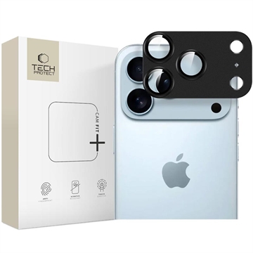iPhone 17 Pro Max Tech-Protect Camfull Fit+ kameralinsebeskyttelse - sort