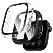 Apple Watch Series 12 Tech-Protect Defense360-etui m. skærmbeskytter - 42mm - 2 stk. - Sort / Gennemsigtig
