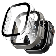 Apple Watch Ultra 1/2/3/4  Tech-Protect Defense360-etui m. skærmbeskytter - 49mm - 2 stk. - Titanium / Gennemsigtig