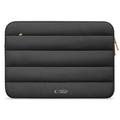 Tech-Protect Blødt plyset laptop-etui 13"-14" - Sort