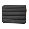 Tech-Protect Blødt plyset laptop-etui 15"-16" - Sort