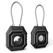 Apple AirTag 1/2 Tech-Protect Kevlar Seal-etui - Sort