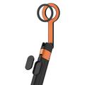 Tech-Protect L10S MagSafe Selfie Stick-stativ med Bluetooth-fjernbetjening - sort / orange