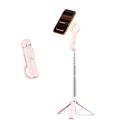 Tech-Protect L11S 2-i-1 MagSafe-selfiestang med stativ og Bluetooth-fjernbetjening - Pink