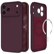 iPhone 17 Pro/18 Pro Tech-Protect flydende silikone cover - MagSafe-kompatibel - Bourgogne