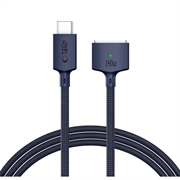 Tech-Protect MMC01 Ultraboost USB-C til MagSafe 3-kabel 140W - 2m - midnatsblå