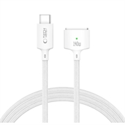 Tech-Protect MMC01 Ultraboost USB-C til MagSafe 3-kabel 140W - 2m - hvid