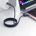 Tech-Protect MMC01 Ultraboost USB-C til MagSafe 3-kabel 140W - 2m - midnatsblå