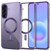 Samsung Galaxy A57 Tech-Protect MagFlex Cover - MagSafe-kompatibelt - klar / Koboltviolet
