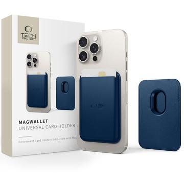 Tech-Protect MagWallet MagSafe kortholder - Navy Blå