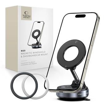Tech-Protect N60 magnetisk MagSafe bilholder - sort