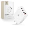 Tech-Protect NC120W GaN-oplader med 4 porte - 120W