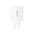 Tech-Protect NC120W GaN-oplader med 4 porte - 120W - hvid