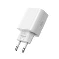 Tech-Protect NC20W USB-C-oplader med Type-C-kabel - hvid