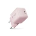 Tech-Protect NCM25 25W USB-C oplader - Power Delivery - Babylyserød