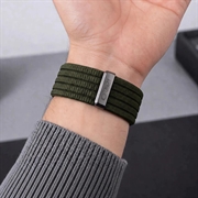 Tech-Protect nylon-sportsrem - Apple Watch 8/9/10/11/SE/Ultra - 44/45/46/49mm - militærgrøn