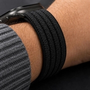 Tech-Protect nylon-sportsrem - Apple Watch 8/9/10/11/SE/Ultra - 44/45/46/49mm - Sort