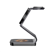 Tech-Protect QI15W-A29 3-i-1 magnetisk trådløs oplader (Open Box - Bulk Tilfredsstillelse) - sort