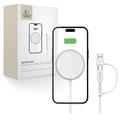 Tech-Protect QI15W-A44 MagSafe trådløs oplader 15W - Hvid