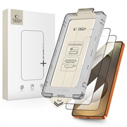 Samsung Galaxy S26 Ultra Tech-Protect Quick Set+ 2-Pack Skærmbeskyttelse Hærdet Glas - Sort kant