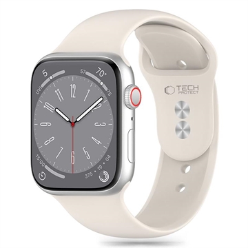 Apple Watch Series 11/10/9/8/7/6/SE 3/SE Tech-Protect Silikone rem - 40mm/41mm/42mm - Stjernelys