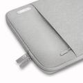 Tech-Protect Sleevy Laptop Sleeve med sidelomme - 13-14" - Farveblyant grå