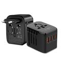 Tech-Protect TA200 Universal Travel Adapter - EU, UK, US, AU - Sort