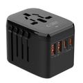 Tech-Protect TA200 Universal Travel Adapter - EU, UK, US, AU - Sort