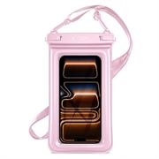 Tech-Protect UWC7 universelt vandtæt flydende etui til 6.9" - Pink