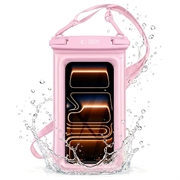 Tech-Protect UWC7 universelt vandtæt flydende etui til 6.9" - Pink