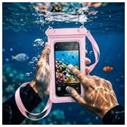 Tech-Protect UWC7 universelt vandtæt flydende etui til 6.9" - Pink