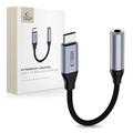 Tech-Protect UltraBoost USB-C/3.5mm-stik DAC adapter – jerngrå