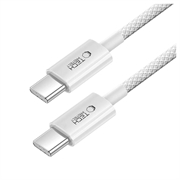 iPhone 15 Pro/15 Pro Max/16 Pro/16 Pro Max Oplader 20W m.kabel 2m - Hvid