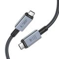 Tech-Protect UltraBoost Max USB 4.0 Type-C-kabel - PD240W, 2m, 8K 40Gbps - grå