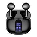 Tech-Protect UltraBoost TWS Core G2 trådløse øretelefoner med LED-display - sort
