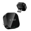 Tech-Protect Ultraboost CA01 trådløs CarPlay- og Android Auto-adapter - mat sort
