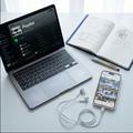 Tech-Protect Ultraboost Core G3 USB-C-øretelefoner med ledning - hvid