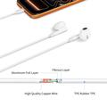 Tech-Protect Ultraboost Core G4 USB-C-øretelefoner med ledning - Hvid