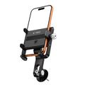 Tech-Protect V5 2-i-1 universalholder til motorcykel/cykel - 50-95mm - sort