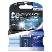 Tecxus 6LR61/9V alkalisk blokbatteri