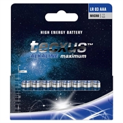 Tecxus LR03/AAA alkaliske batterier