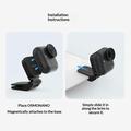 Telesin magnetisk skærmklemme til Insta360 GO Ultra - sort