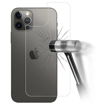 iPhone 12 Pro Max Skærmbeskyttelse Hærdet Glas til Bagcoveret - 9H - Klar