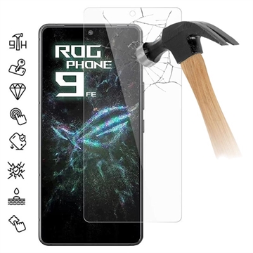 Asus ROG Phone 9 FE Skærmbeskyttelse Hærdet Glas - Case Friendly - Gennemsigtig
