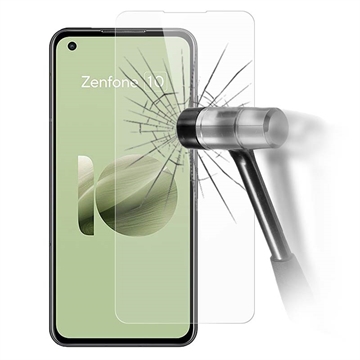 Asus Zenfone 10 Skærmbeskyttelse Hærdet Glas - 9H - Case Friendly - Klar