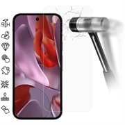 Google Pixel 9a Skærmbeskyttelse Hærdet Glas - Case Friendly - Gennemsigtig