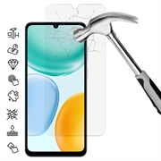 Honor X5c Skærmbeskyttelse Hærdet Glas - 9H - Case Friendly - Gennemsigtig